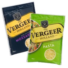 Vergeer geraspte kaas